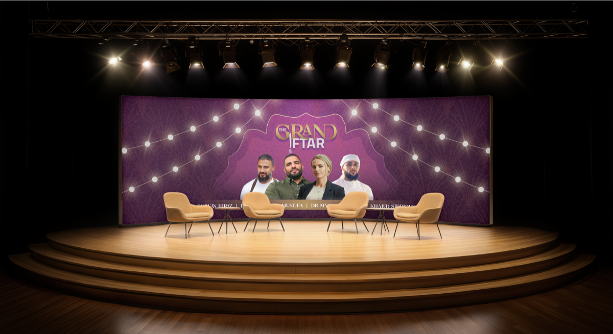 The Grand Iftar stage design